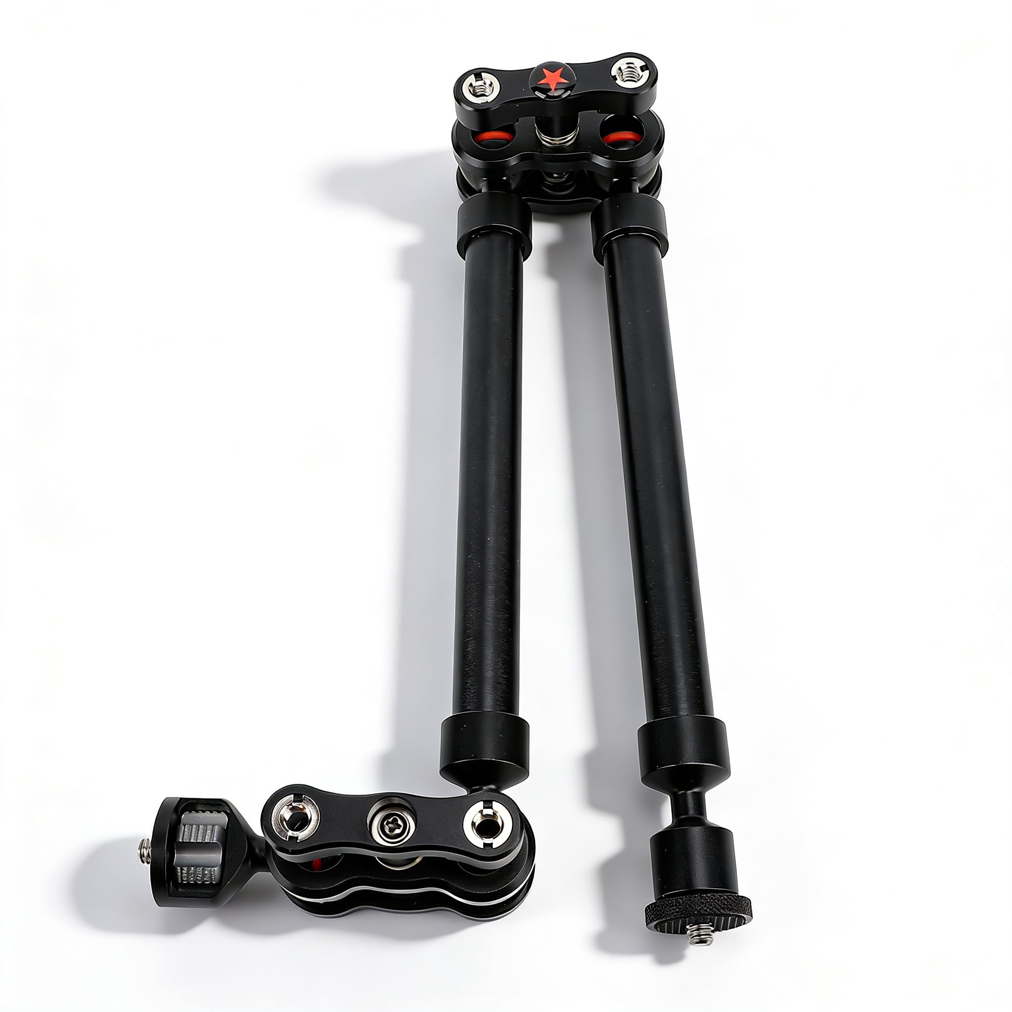 Brazo Mágico de Fricción Articulado Ajustable Mejorado de 53 Cm con Rosca de 1/4, Brazo Mágico Ajustable para Montaje en Cámara para Luz LED, Plataforma de Video para Micrófono