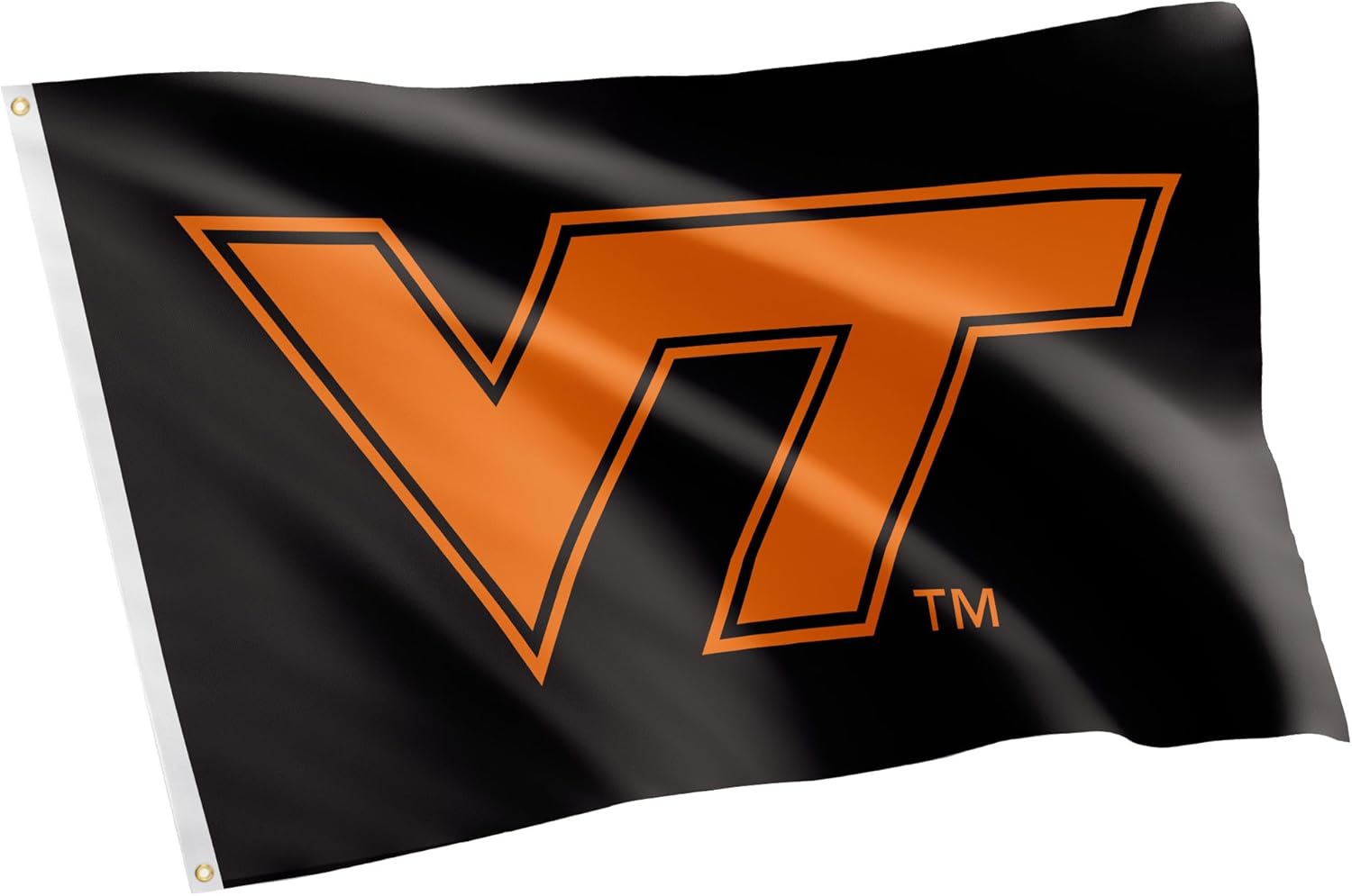 Desert Cactus Virginia Tech VT Flag - 3 x 5 Feet Hokies Banner, Indoor/Outdoor Durable Fabric, 100% Polyester Design (Style 1a)