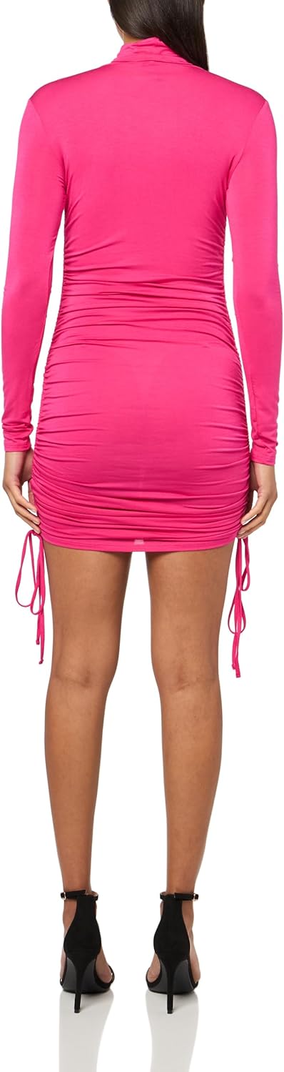 Forever 21 Womens Ruched Drawstring Mini Dress - Image 2