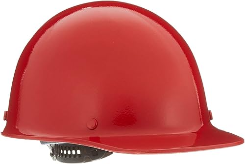 Vista 16 de MSA Skullgard - Casco de seguridad estilo gorra con suspensión, tapa sin ranuras, hecho de resina fenólica, cargas de calor radiante de hasta 350 F