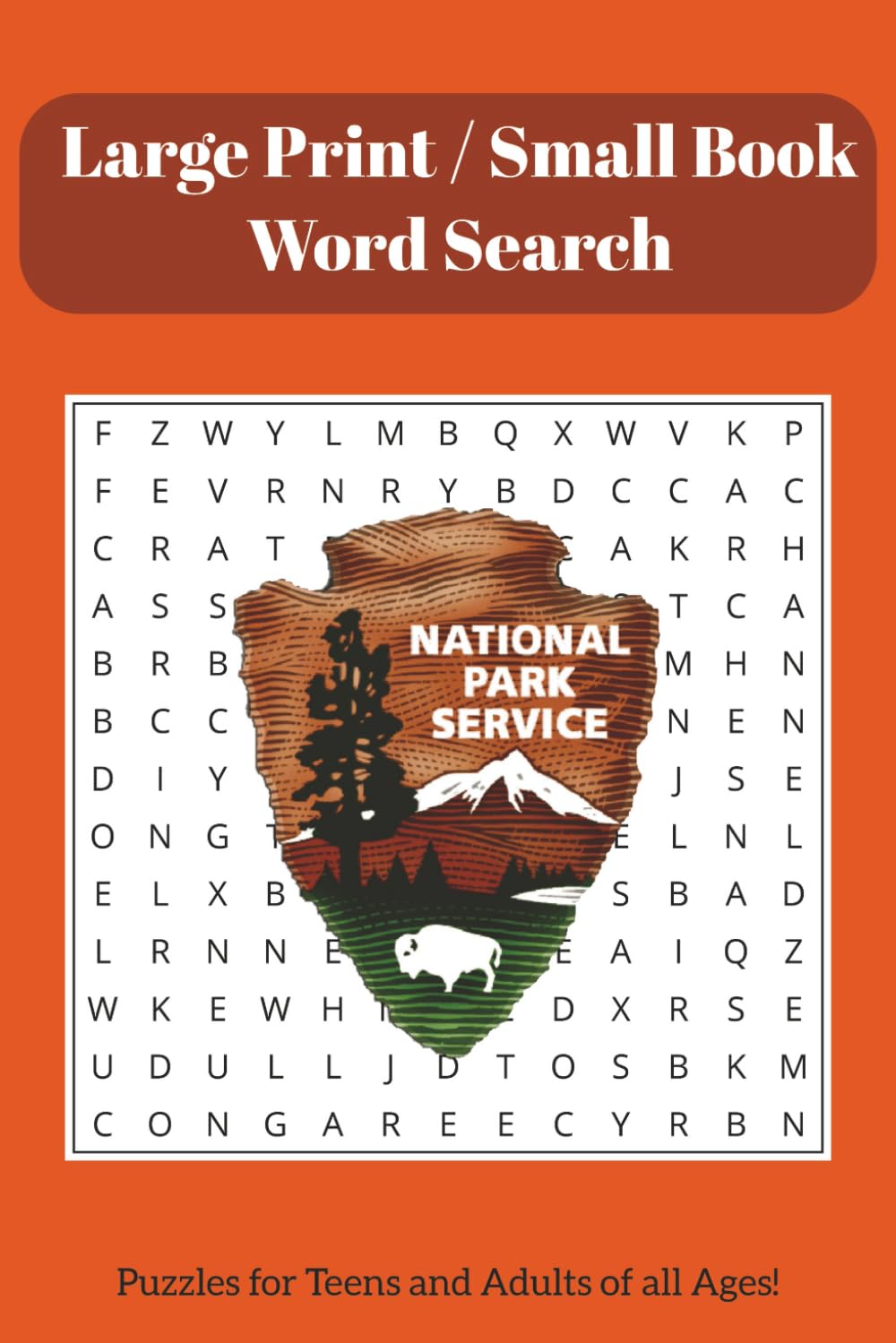 USA National Parks Word Search Puzzle Book: Calming Large-Print Word Searches about the USA National Parks | 6x9 Inches | 150 Pages | 25 Themes | 70+ Puzzles