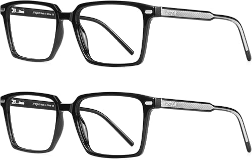 Lentes de bloqueo de luz azul para hombres y mujeres, falsos nerd para computadora, para videojuegos, anteojos cuadrados antirreflejos y UV RF6201