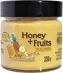 Mel com Abacaxi Gold Medal Honey | Natural e Saudável | Alternativa à Geleia | Sem Açúcares ou Aditivos | Sabor Refrescante e Nutritivo | Ideal para Lanches e Sobremesas | 100% Natural | 250g