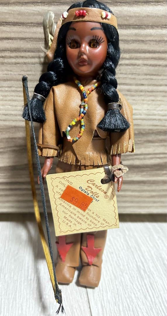 Amazon | Carlson Dolls インディアン人形 アメリカ製 | 人形・ドール 