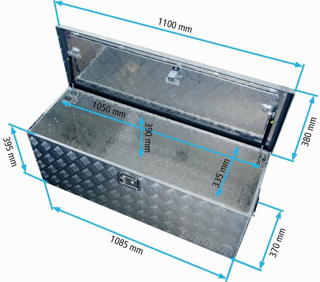 TRUCKBOX D160 Werkzeugkasten, Deichselbox, Transportbox, Alubox, Alukoffer