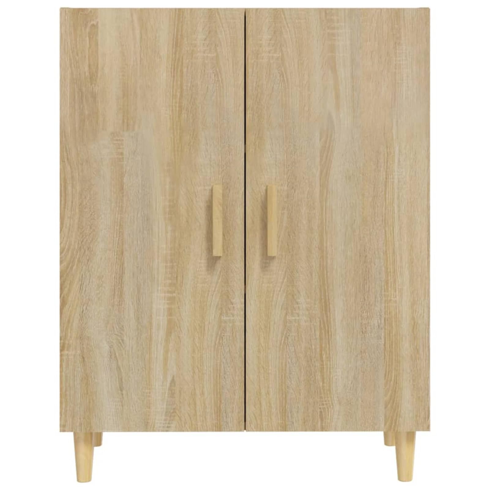 ShGaxin Sonoma dębowy kredens 70x34x90 cm drewno inżynieryjne, komoda do przechowywania sypialni, komody z szufladami, szafka z szufladami254