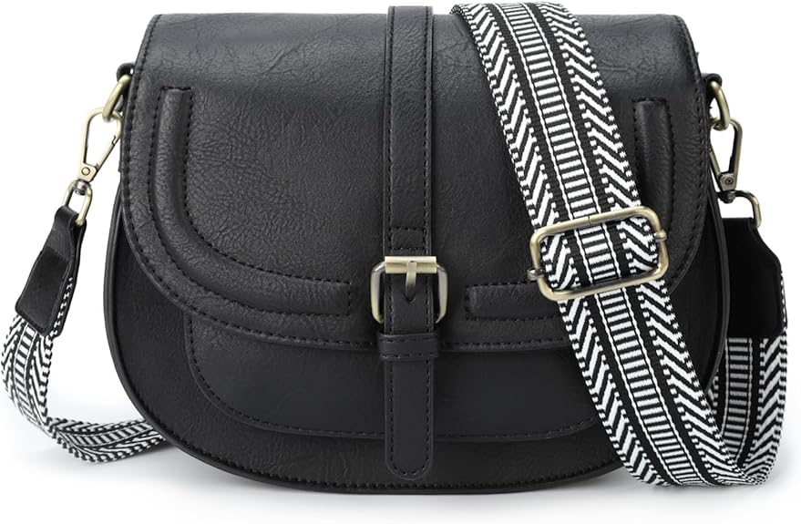 AFKOMST Bolso Bandolera Mujer, Pequeño Bolso de Mano para Mujeres con Bandolera, Bolsos Retro al Hombro, Tamaño