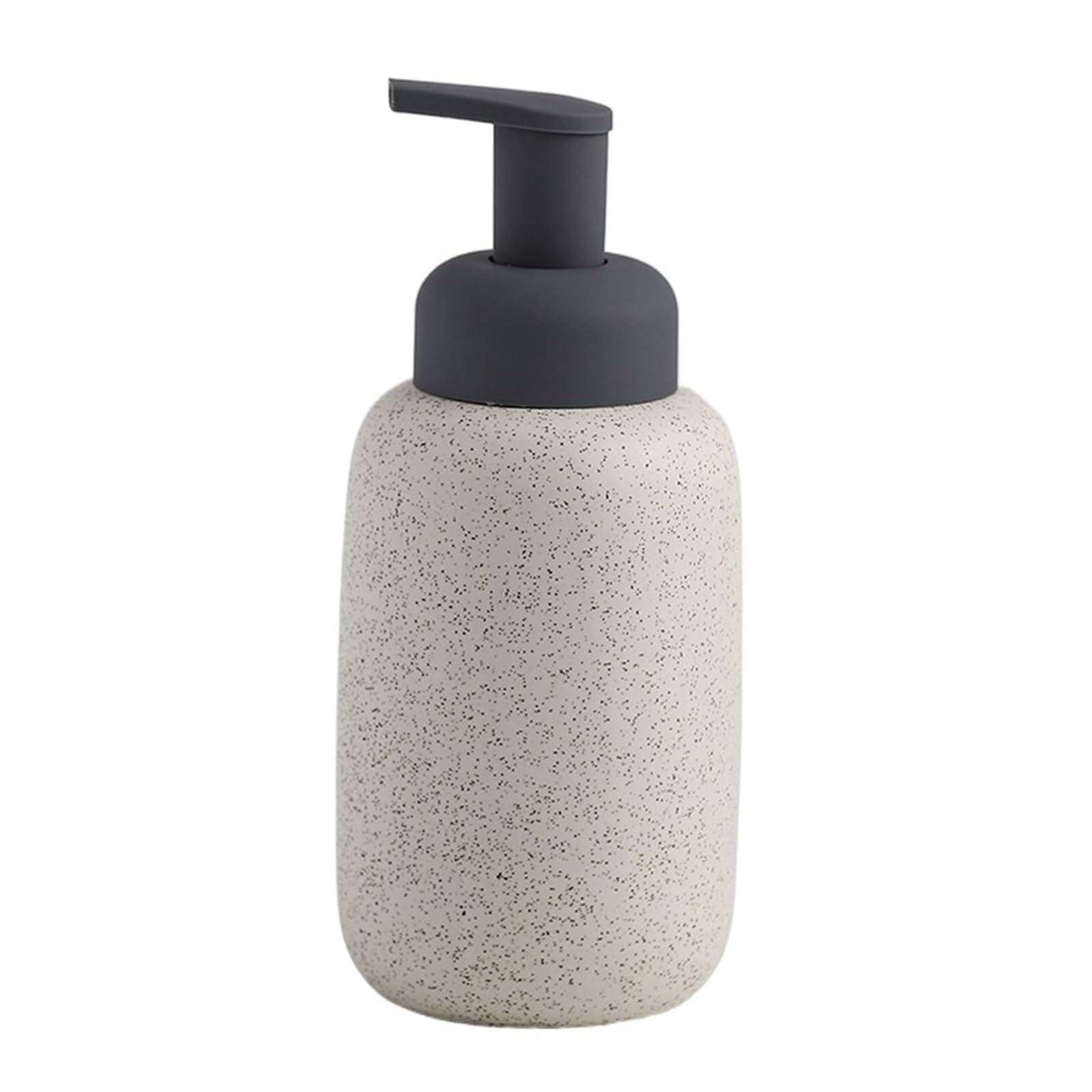 Ceramic Soap Dispenser Ceramic Foam Soap Dispenser Bottle Kitchen Hand Sanitizer Shampoo Body Wash Lotion(White-400ML)
