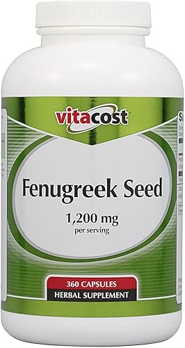 Vitacost Semilla de alholva - 1200 mg por porción - 360 Cápsulas