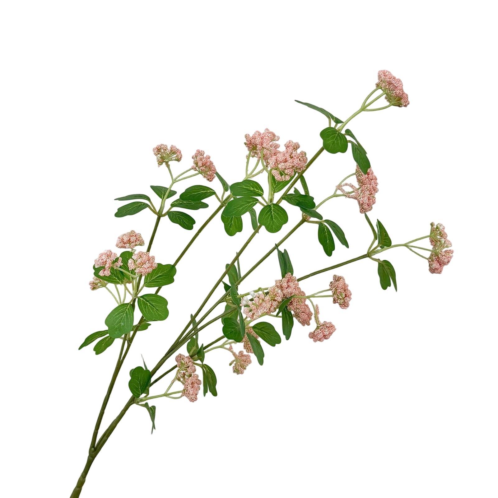Virelynx Artificial Flower Branch – Realistic Fake Flower with Stem and Green Leaves, Floral Arrangement Living Room Dining Table