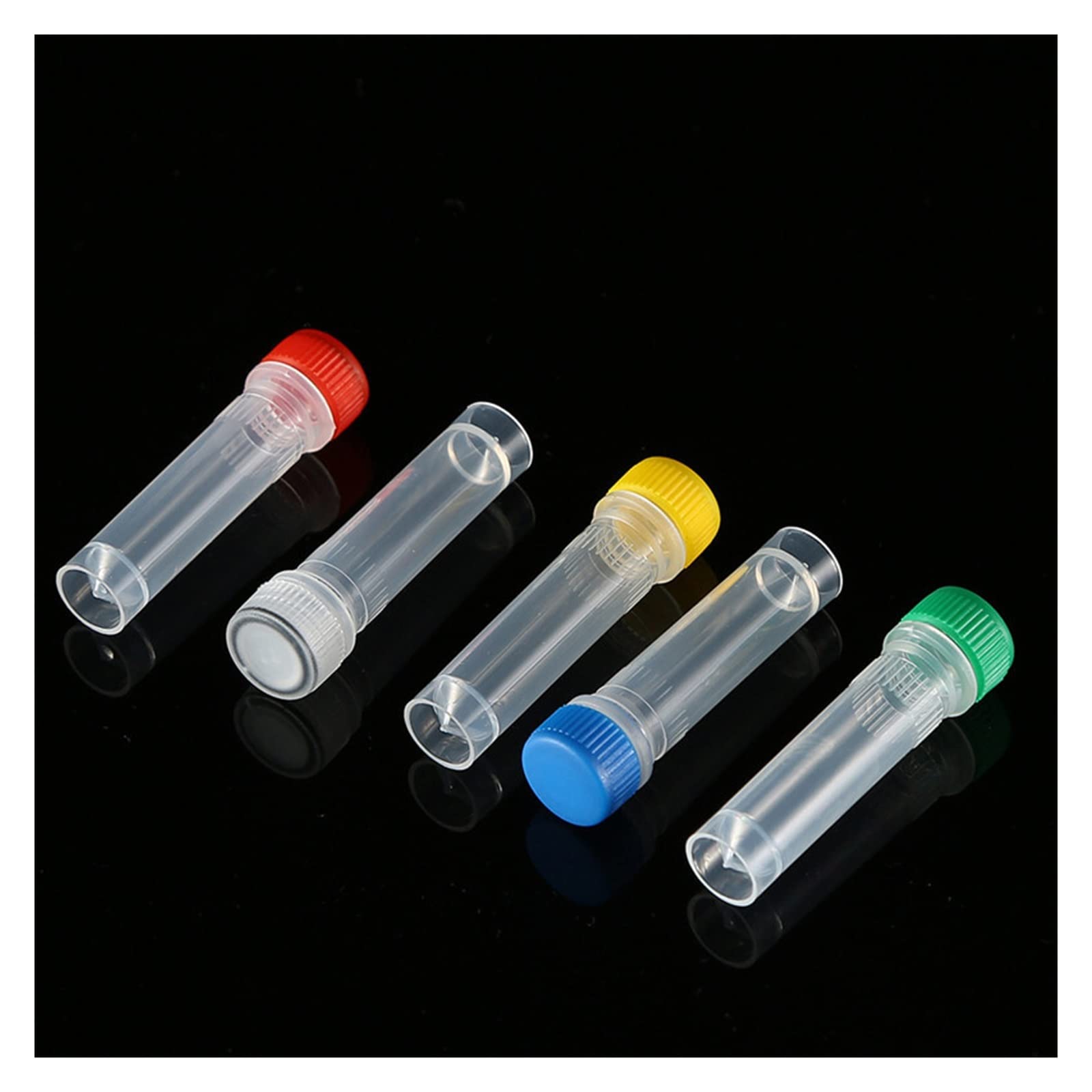 Run Ken 500 Unids/lote De Viales Criogénicos De Tubo De Centrífuga Criovial De 1,5 Ml De Alta Calidad Con Tubo De Ensayo De Lavadora