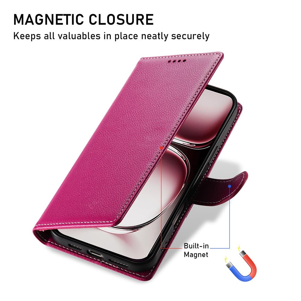 Generic Étui compatible avec Oppo A79 5G (couleur : bleu foncé) Étui portefeuille à rabat en cuir