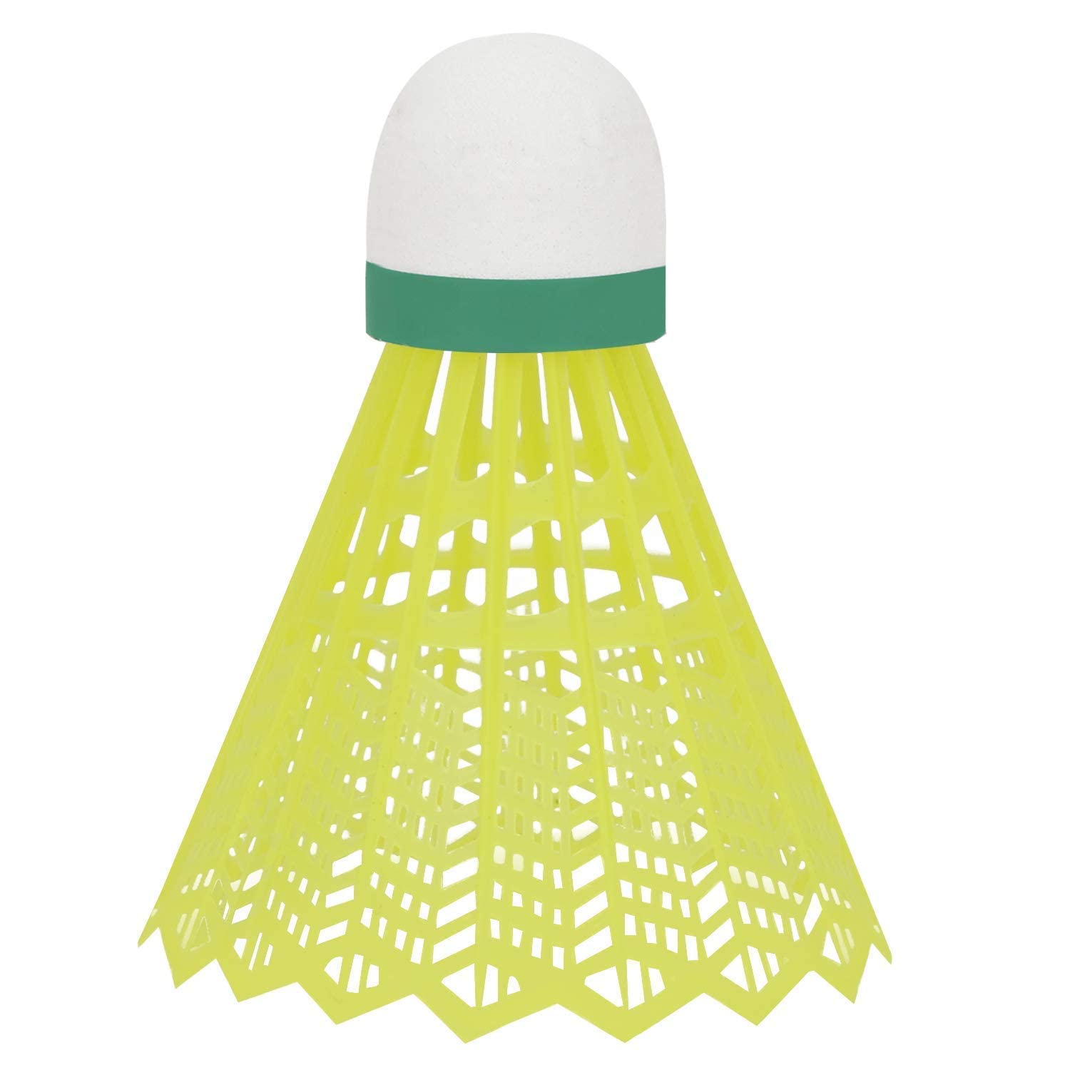 Badminton Nylon Shuttlecock with Cork with Excellent Flite,RuvAm Kids Beginner's Practice Shuttle Cap Nylon Shuttlecock,Set of 6 Piece-image-11