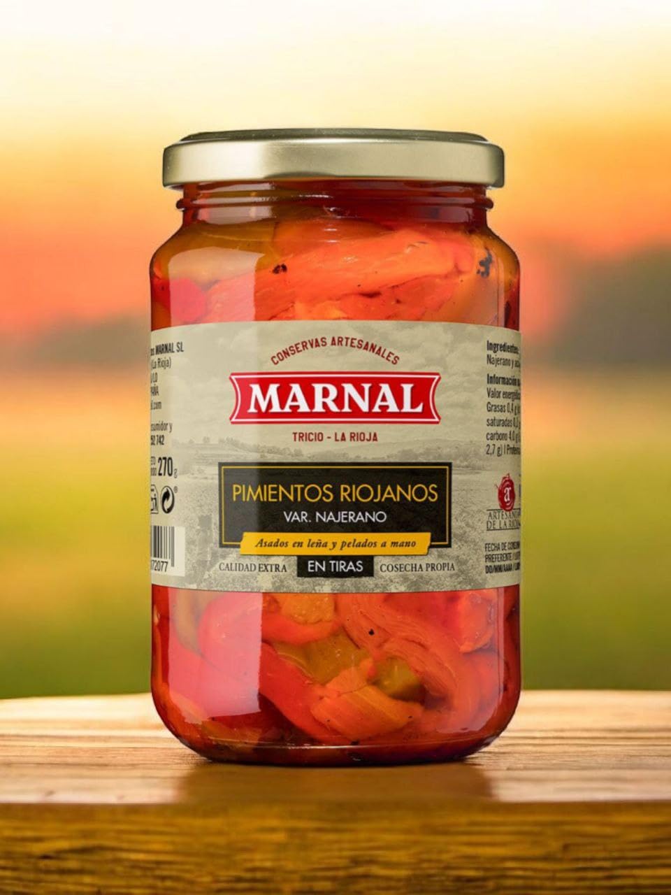 Pimiento Najerano Marnal caja 12 uds (Dulce Rojo)