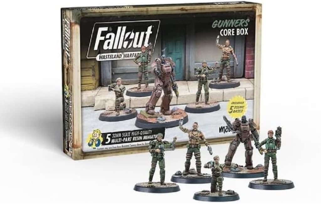 Modiphius Fallout - Wasteland Warfare - Gunners Core Box, Multi