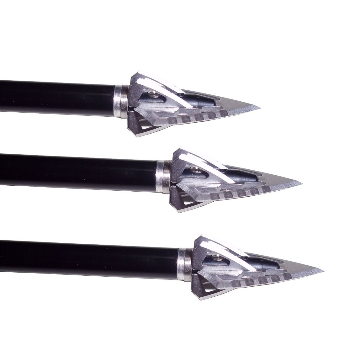 Flèches Tir à l'Arc 100 Grain Broadheads Pointes de Chasse pour Arc