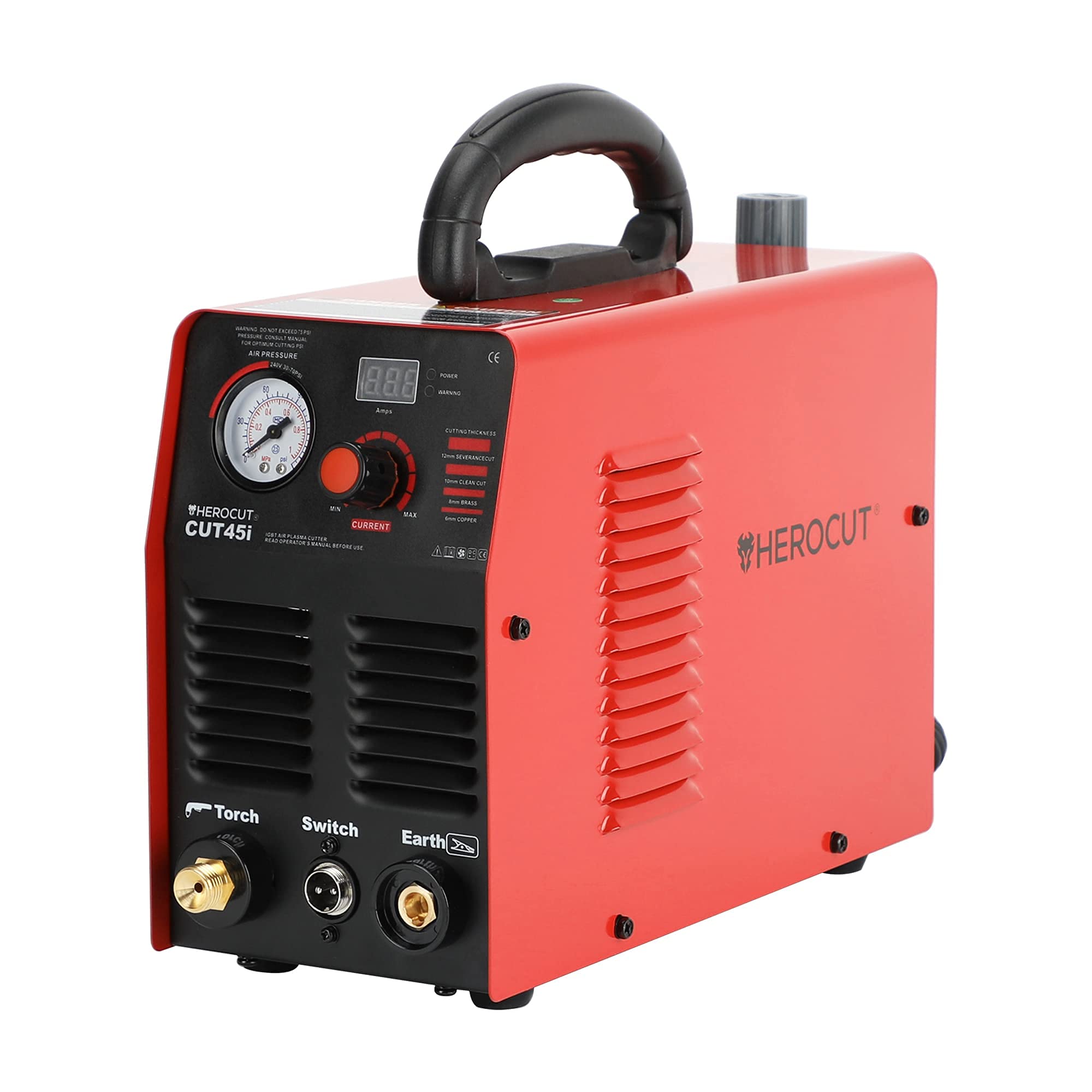 Herocut Plasma Cutter, 45Amp Plasma Cutting Machine, HF 50/60Hz Invert
