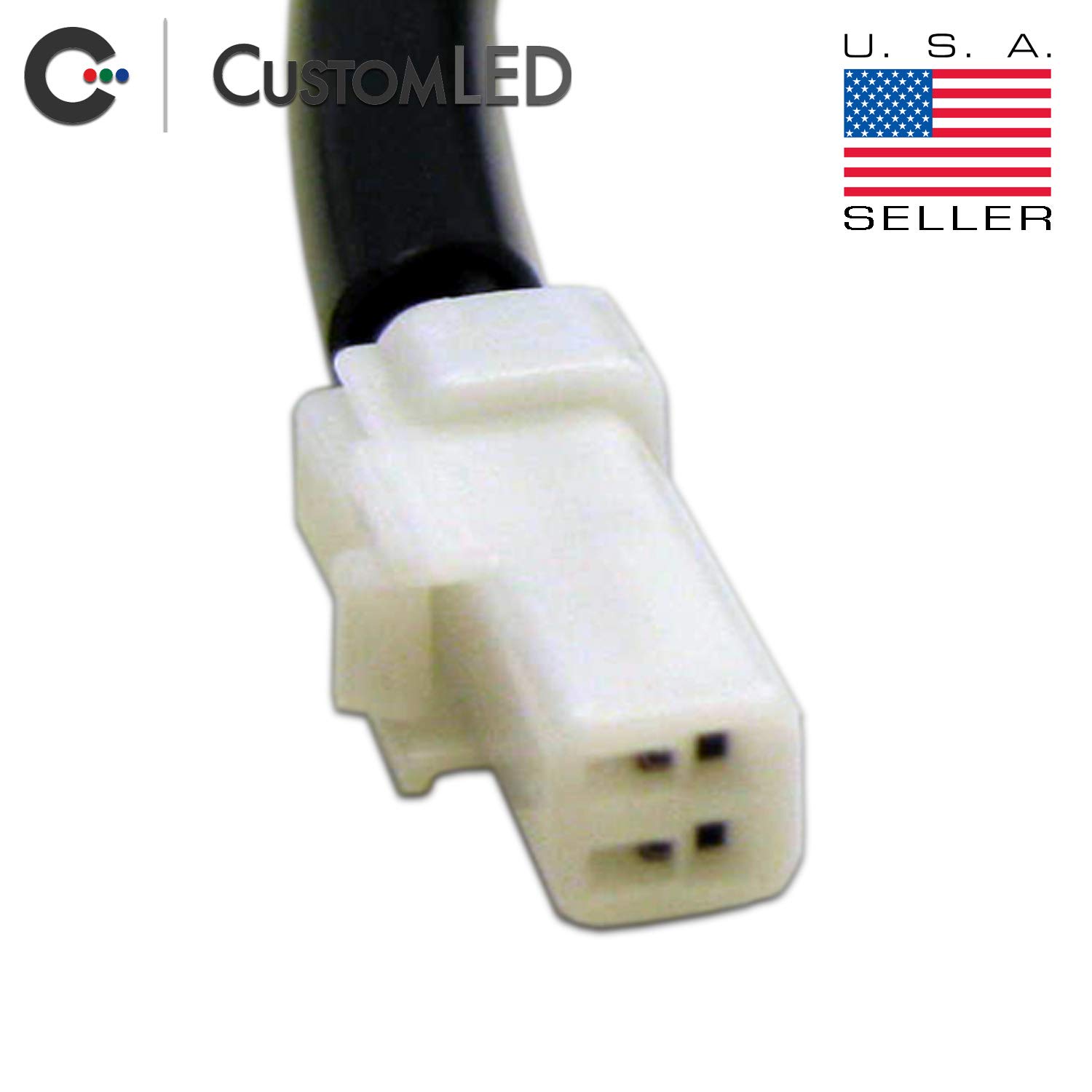 テールランプ LED 20111088 2ピンコネクタ Amazon.com: Custom LED 2-Wire OEM Turn Signal Connectors with Wire