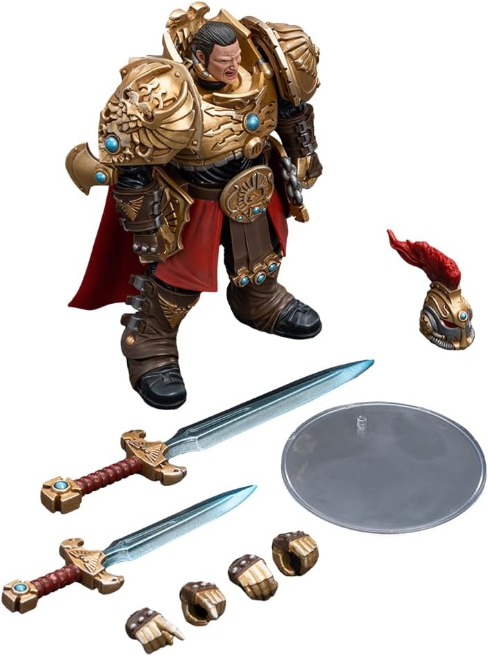 JOYTOY Warhammer 40K 1/18 Action Figure Adeptus Custodes Blade Champion Anime Collection Model Gift