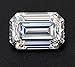 5 Ct AG Loose Lab-Grown CVD Diamond Emerald Cut VVS1 - F Certified Diamond for Jewellery Making