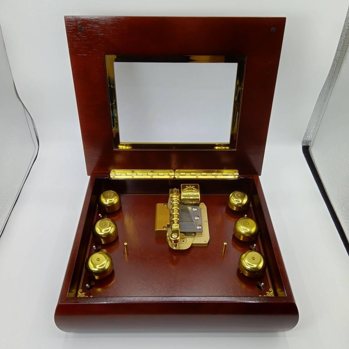 24枚ディスク ミスタークリスマス 6ベルディスクオルゴール み GOLD