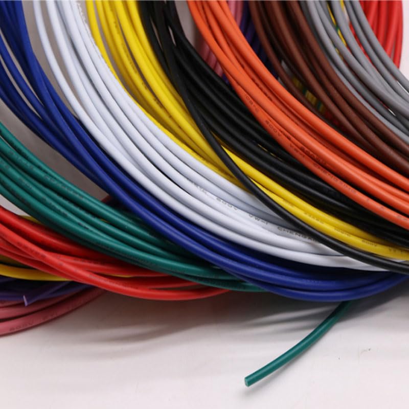 1M UL1015 PVC Stagnato Anima Di Rame Filo Cavo Linea 8/10/12 - Foto 7