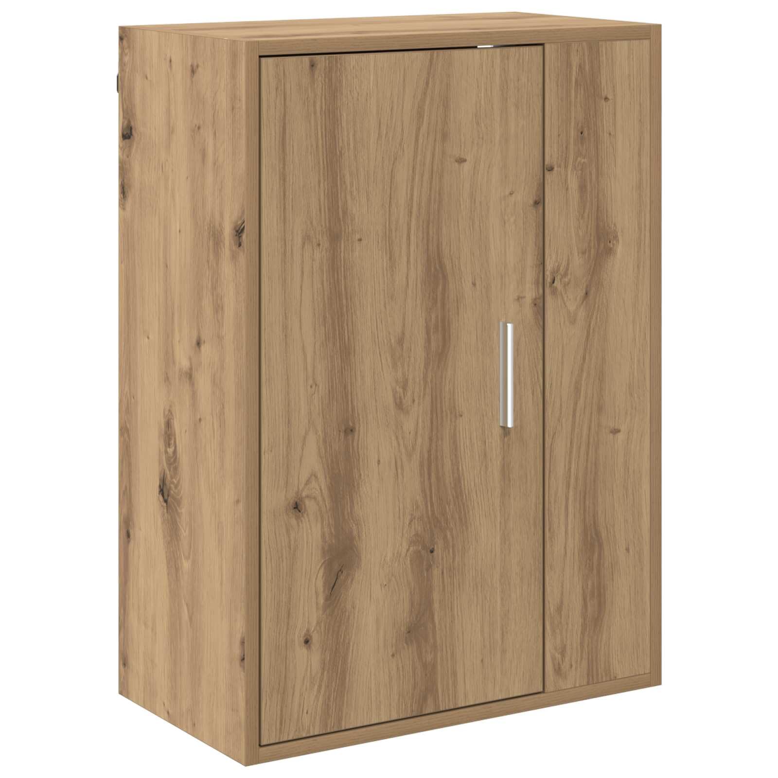 TV-Schrankset Wandmontiert 4-teilig, Artisan-Eiche Holzwerkstoff, Modernes Media Center für Wohnzimmer, Elegante Aufbewahrung, Robuster Fernsehschrank