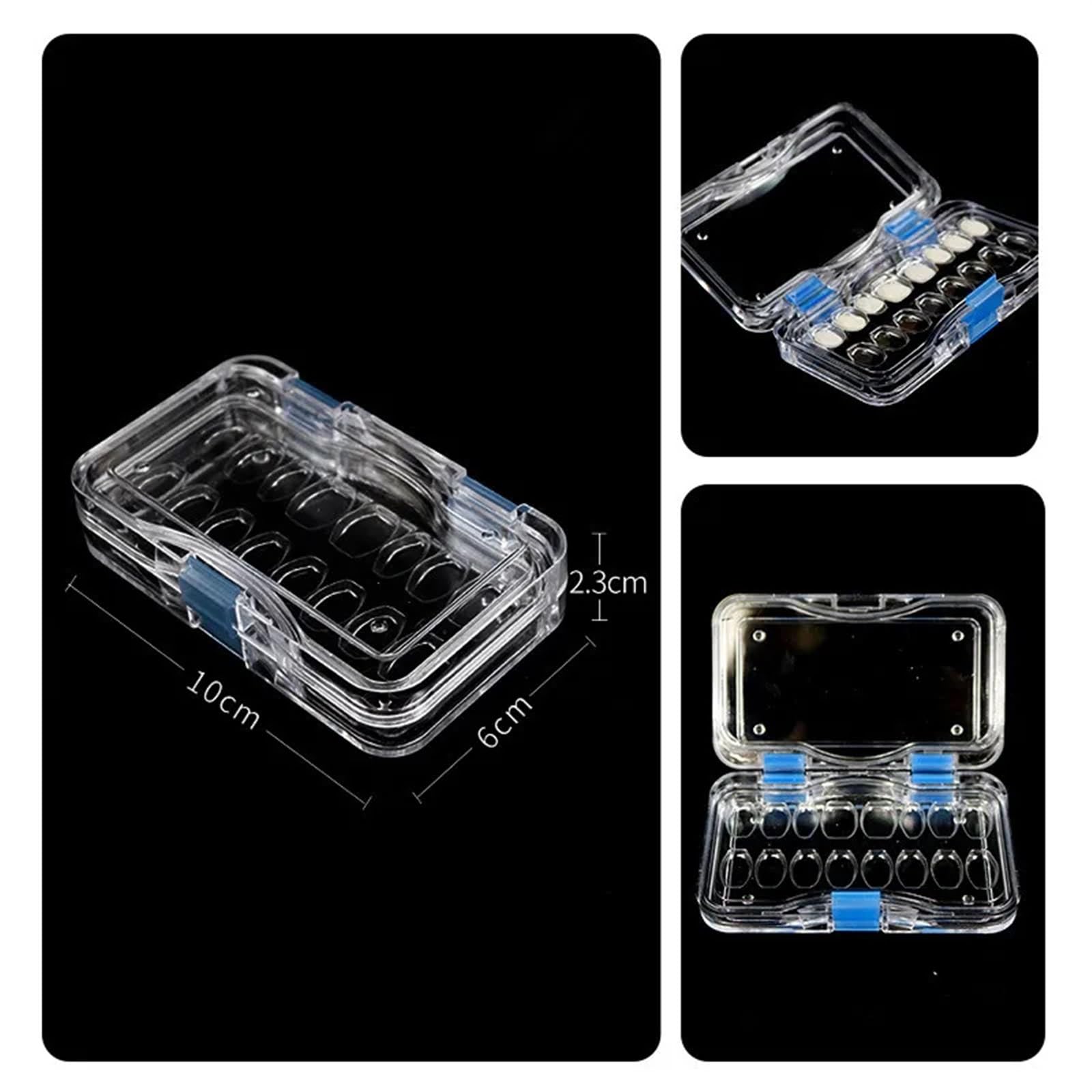 Caja Dental con película para dentadura, Material de Almacenamiento de Chapa, Herramientas dentales cosméticas, 40 Piezas