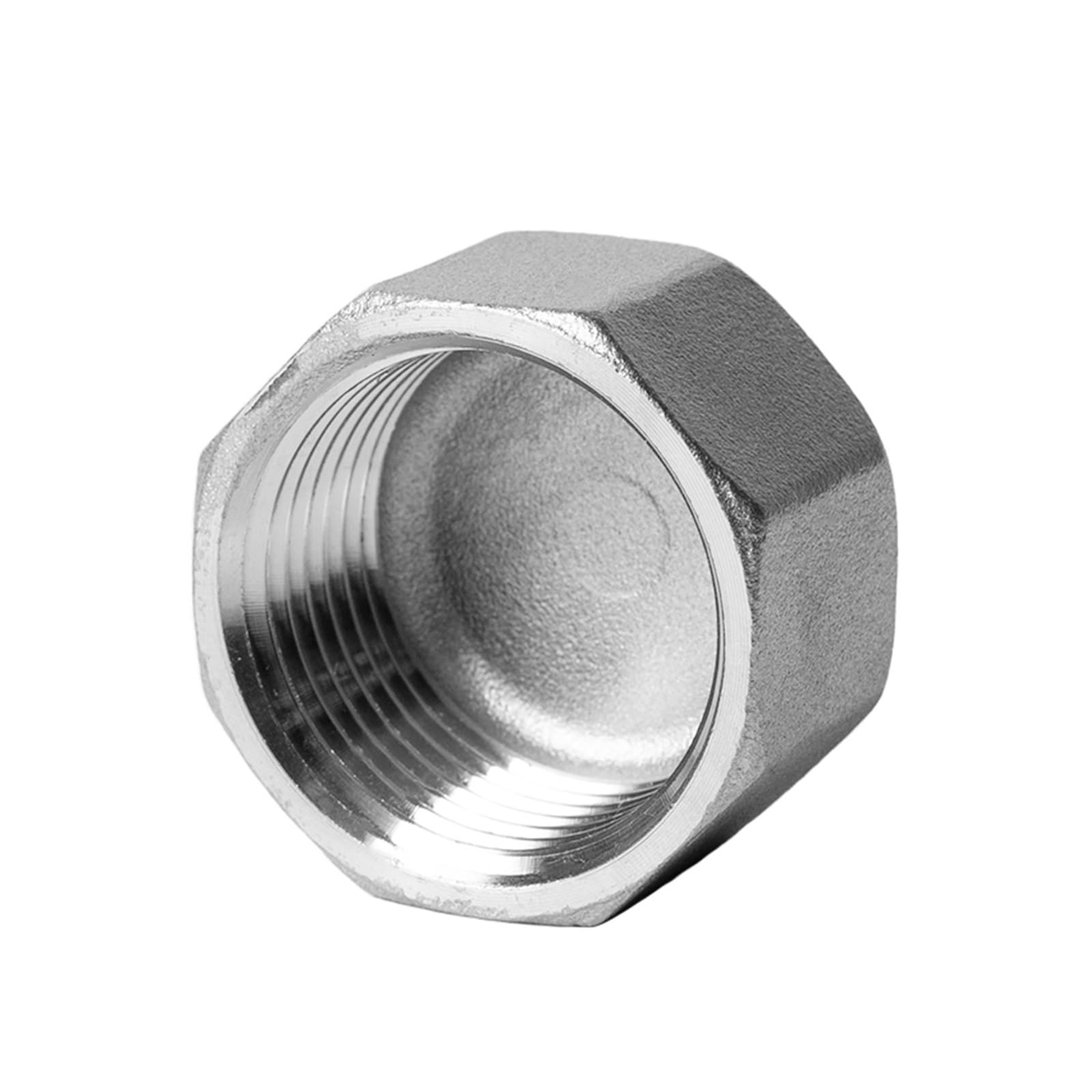 Bouchon hexagonal inox 316L G3/4 filetage femelle haute résistance plomberie