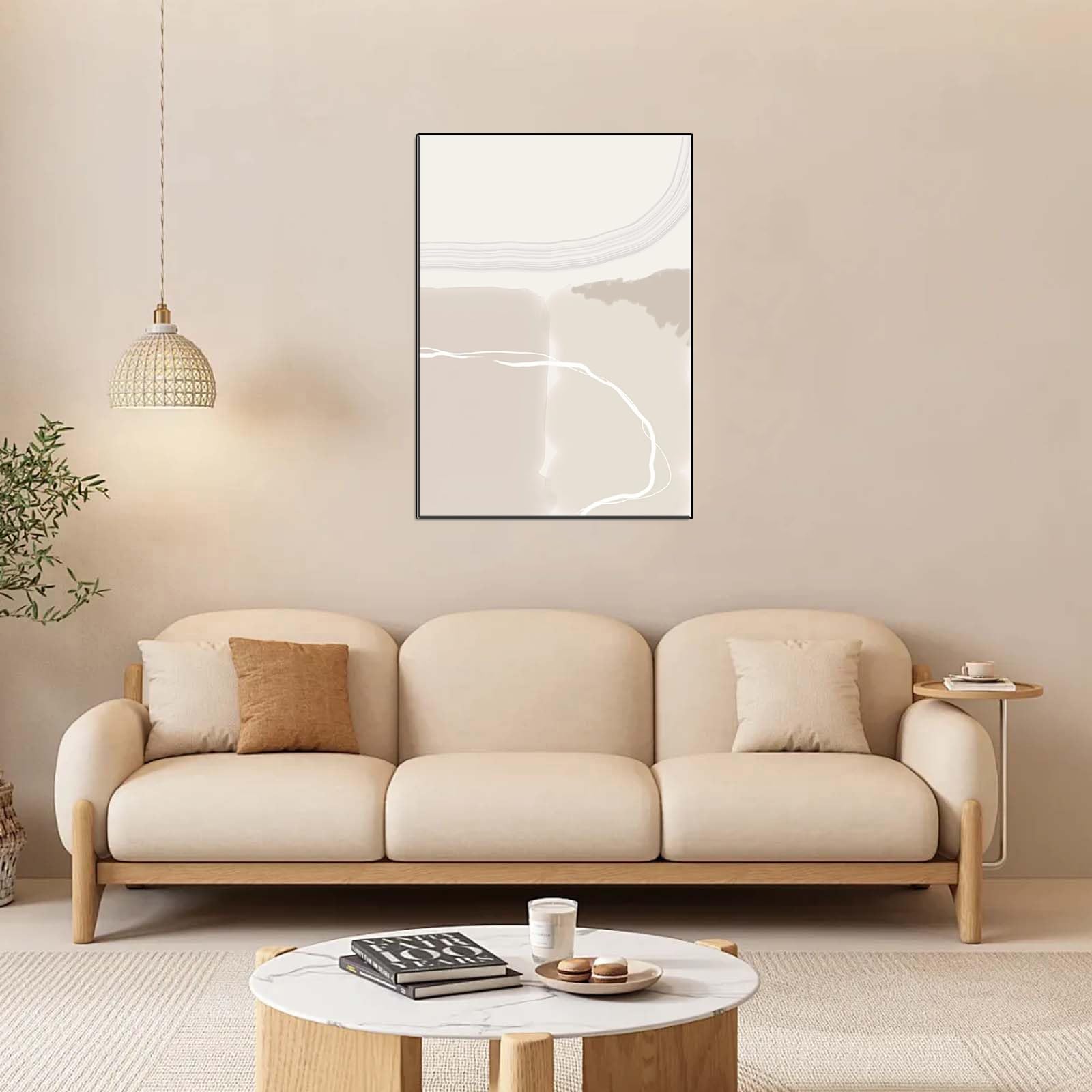 DFZEWKI Abstracts Paintings Art Boho Canvas Posters Wall Pictures for Living Room Home Decor(40x60cm(16x24in)/No frame)
