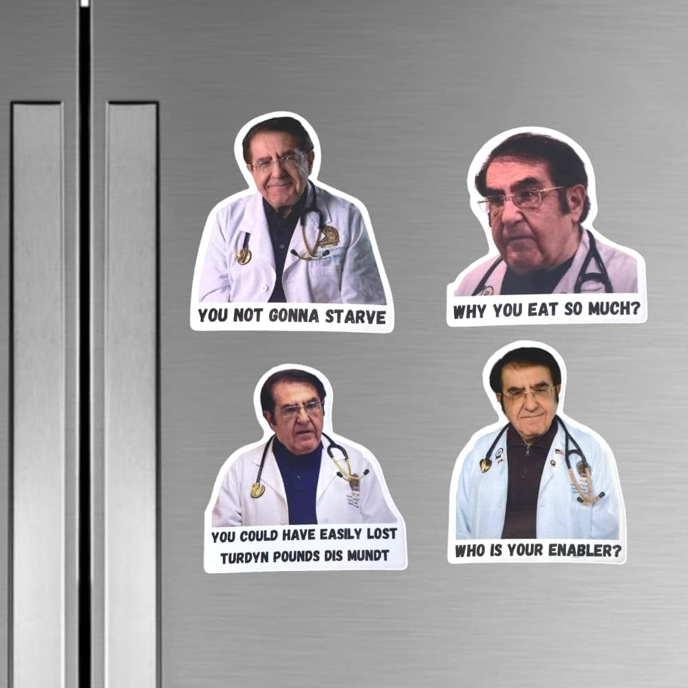 5PC Funny Fridge Weight Loss Fun Dr Now Kitchen