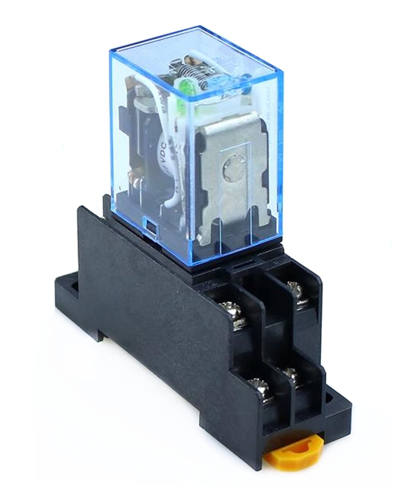 CZKE 10pcs MY2P HH52P MY2NJ 12V/24V AC/DC Bobina de propósito General Dpdt Micro Mini relé con zócalo (Size : DC 24V)