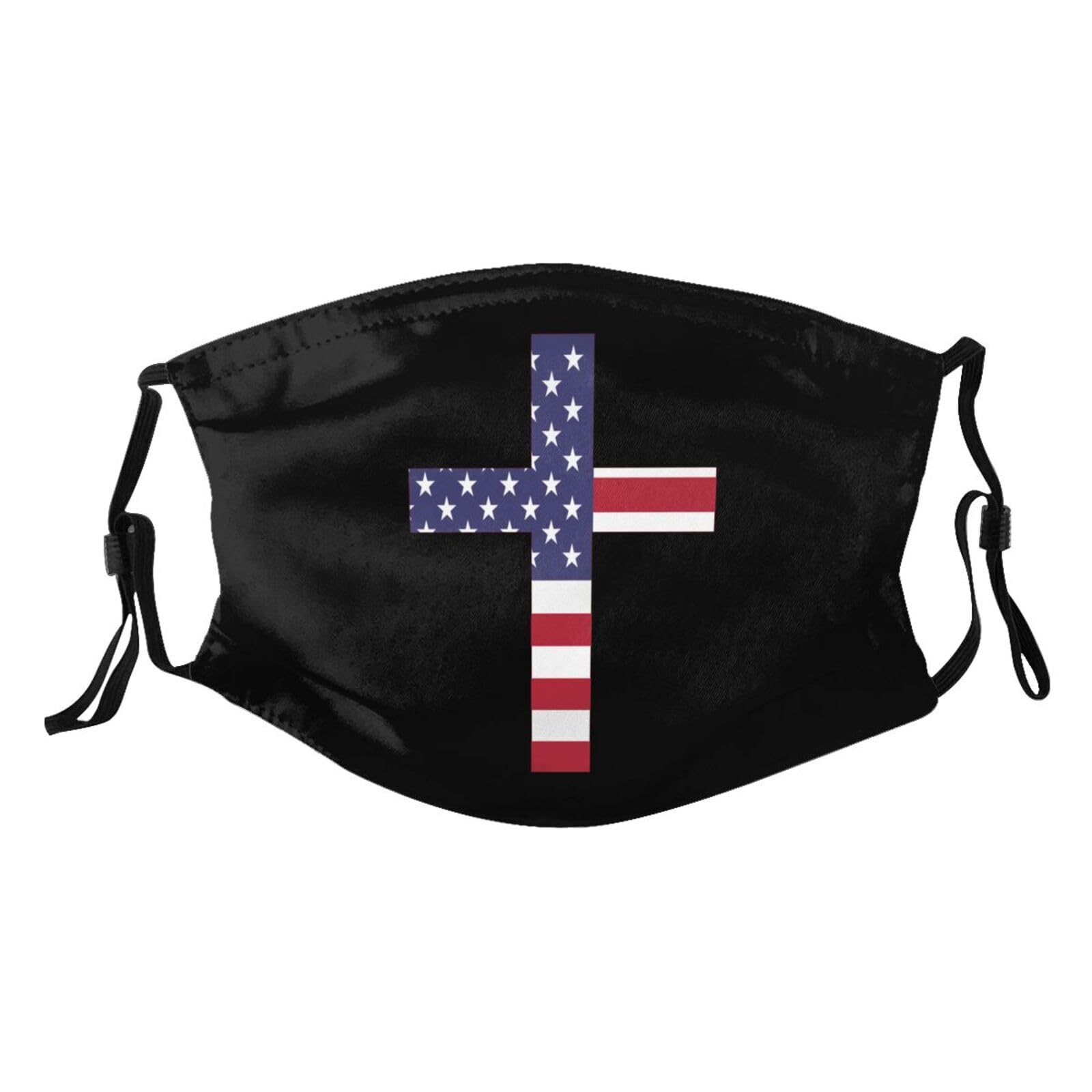 Jesus Christian Cross American Adult Dust Mask Adjustable Dust Face with 2 Filter198