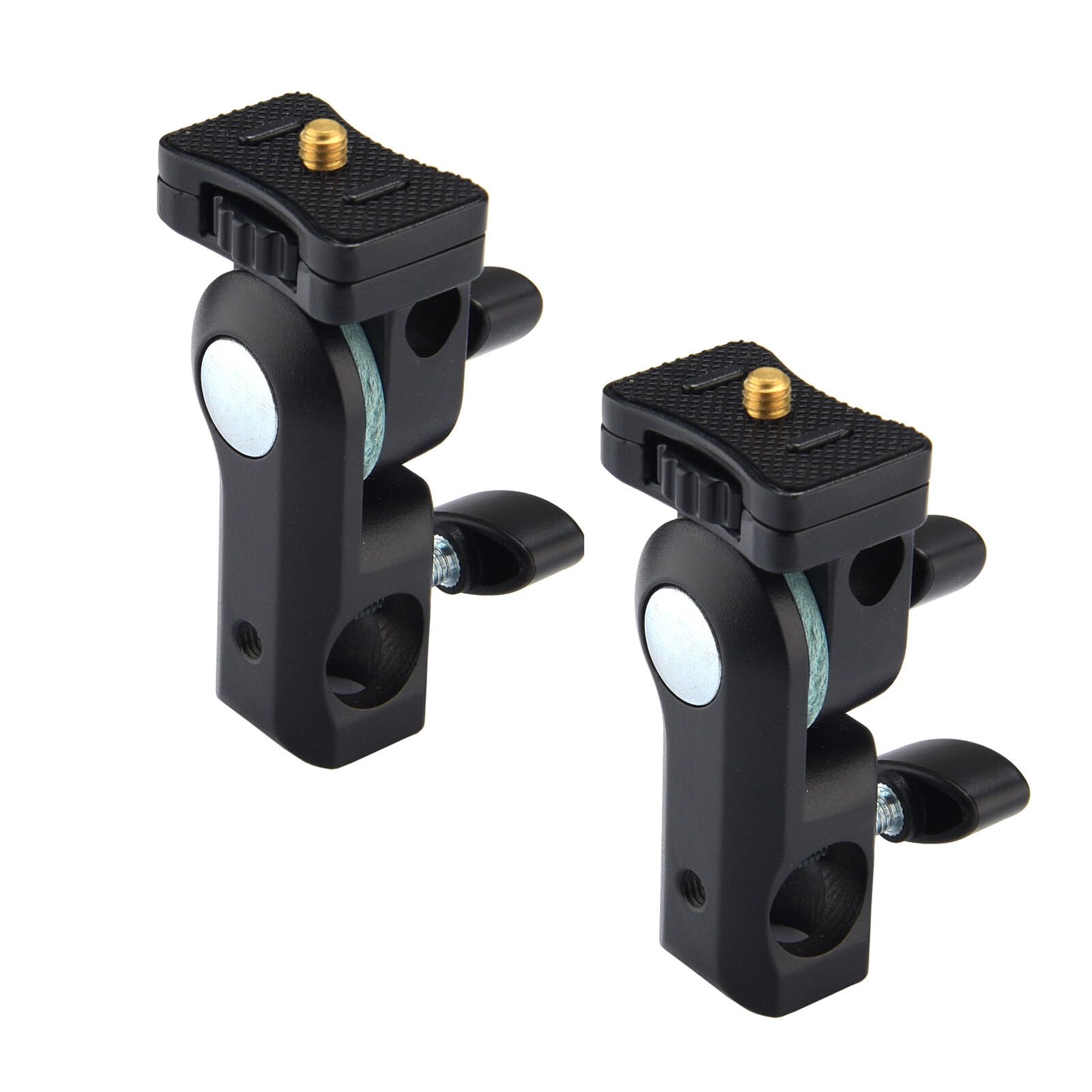 GODOX AD-E2 2-Pack Flash Holder Metal Bracket Mount with 1/4'' Screw Umbrella Holder for AD200 AD200Pro AD100Pro AD300 Pro