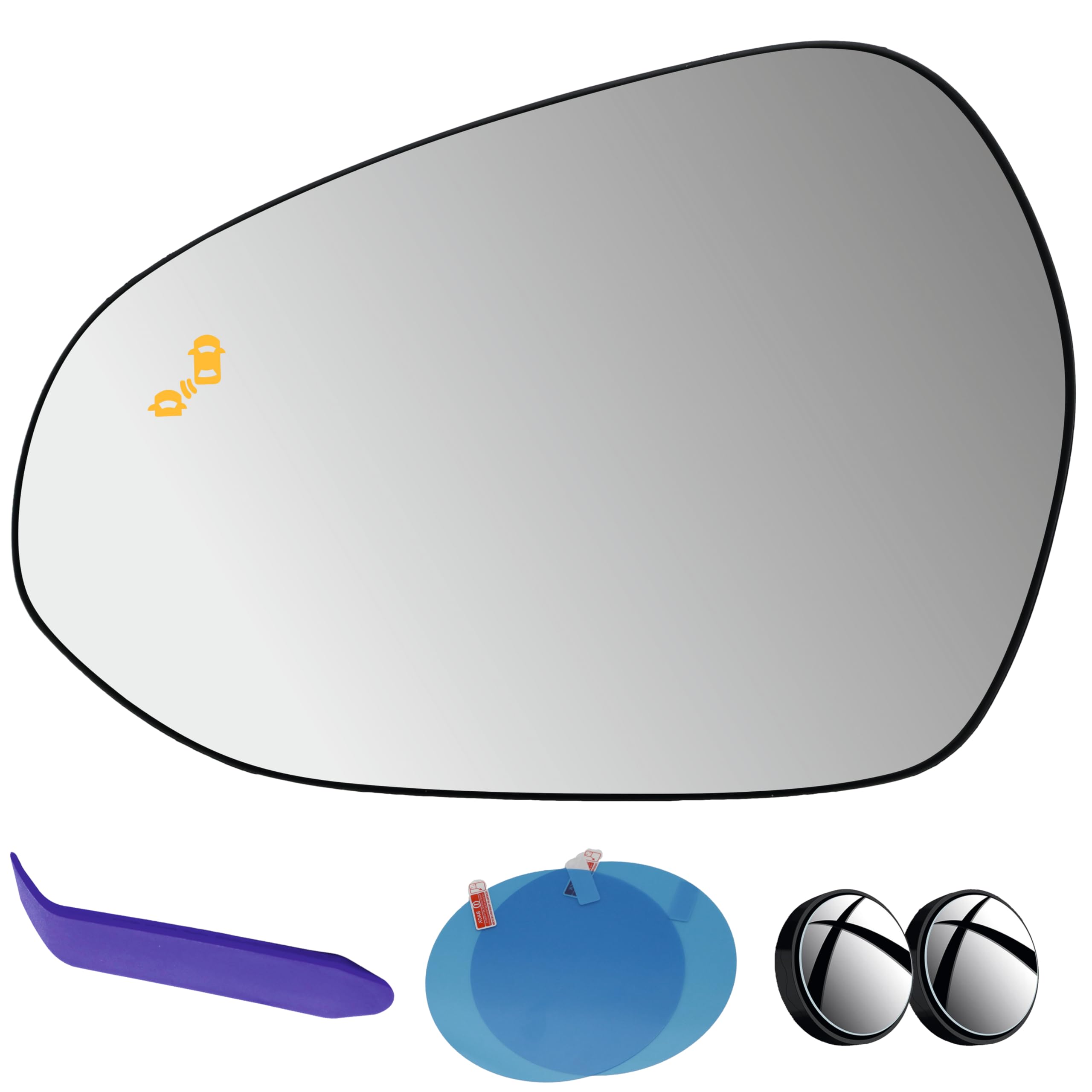 EAP Driver Side Mirror Glass Compatible with Kia K5 2020-2026, Heated with Blind Spot 87611L3020