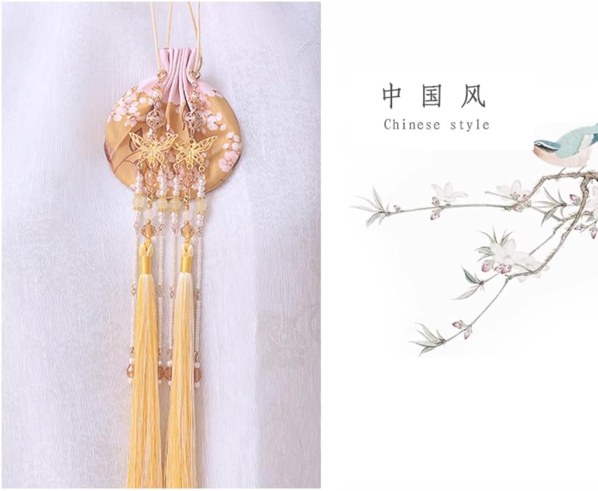 10cm Antique Fragrant Bags Fragrant Bags Hanfu Pouches Carrying Pendant Tassel Accessories