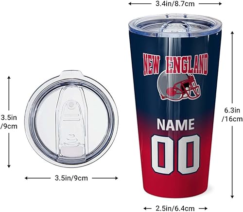 Miniatura 139 de OAOANS Taza de café de acero inoxidable personalizada con tapa sellada, regalo de ventilador aislado mantiene las bebidas frías y calientes. Diseño