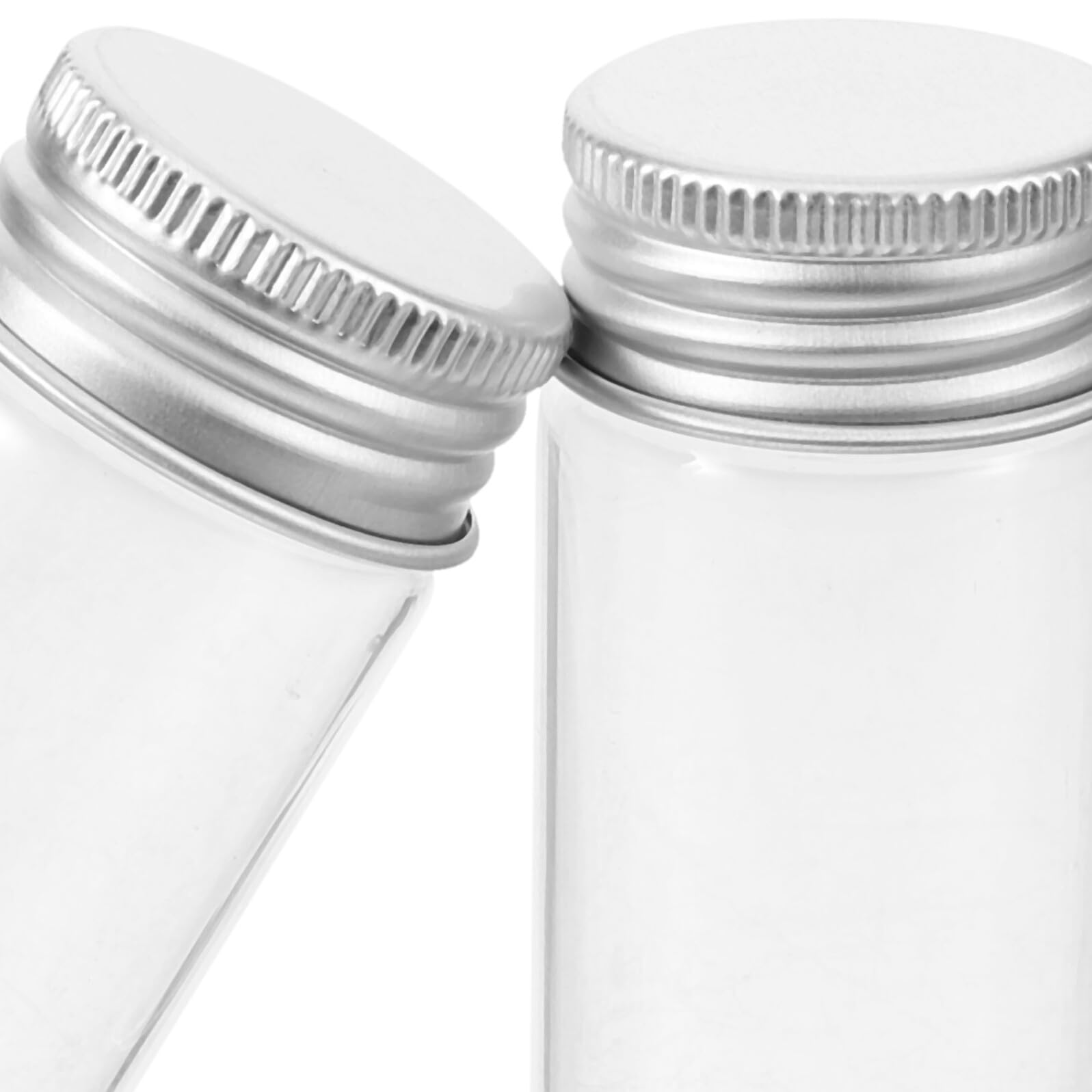 30stücke Glasfläschchen mit Deckel Volumen Auslaufsicher und Transparent für Proben und Reagenzien Wiederverwendbare Kleine Glasröhrchen für Labor und Unterwegs