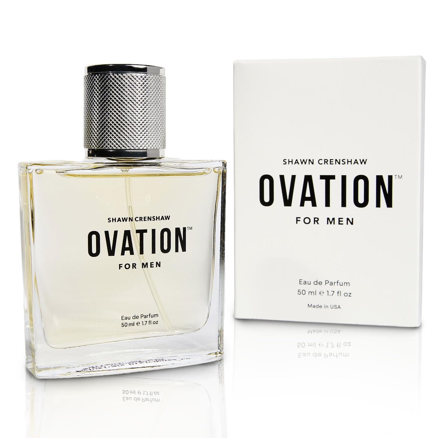 Ovation for Men by Shawn Crenshaw Alluring, Attention Grabbing Signature Fragrance Eau de Parfum 50ml (1.7 fl. oz.)