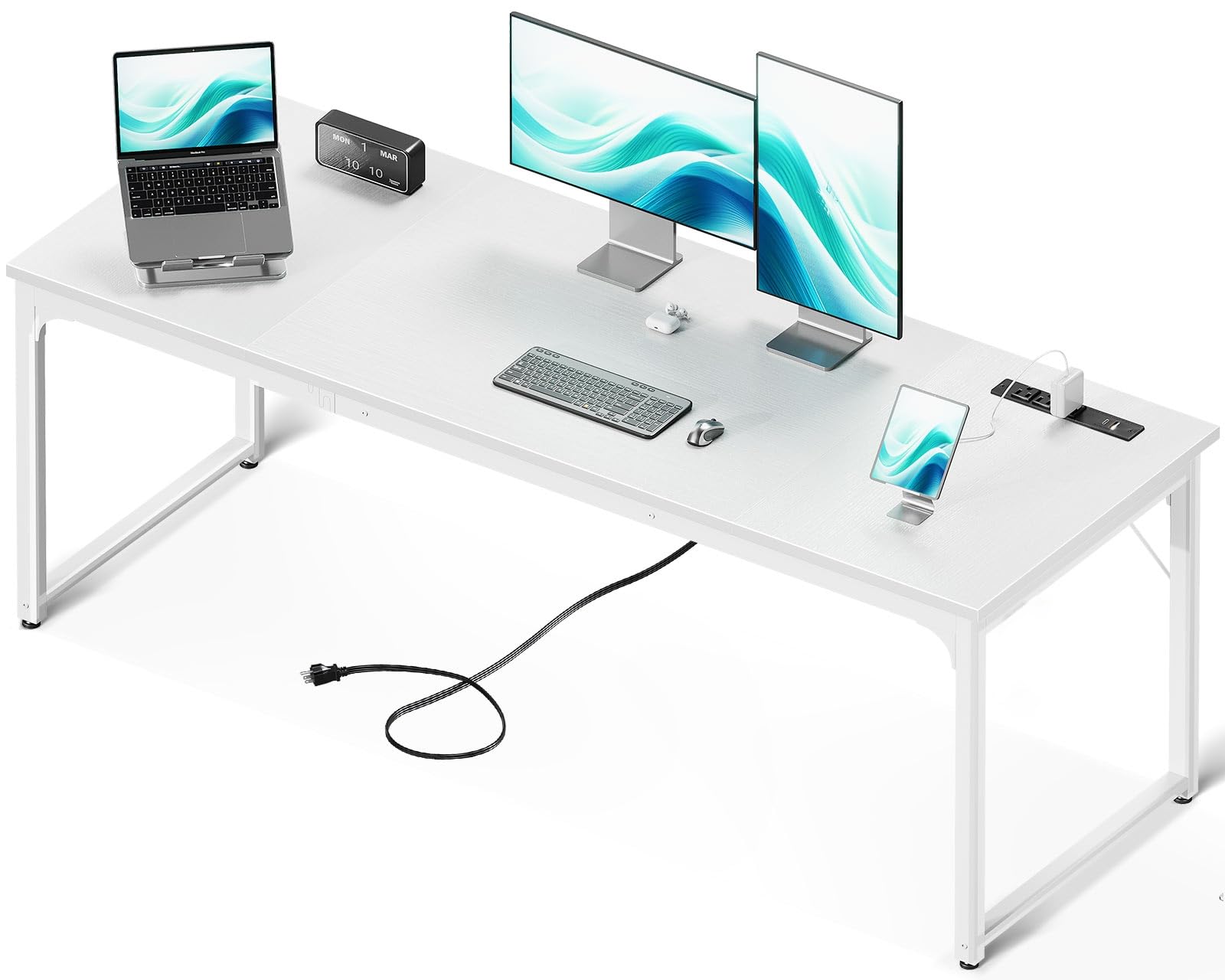 Amazon.com: Coleshome 71 Inch Computer Desk with USB Ports, Large