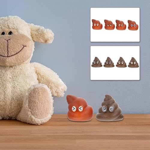 Miniatura 8 de Zerodeko 60 bonitos juguetes falsos para caca  modelos realistas de plástico para bromas de fiesta de niños