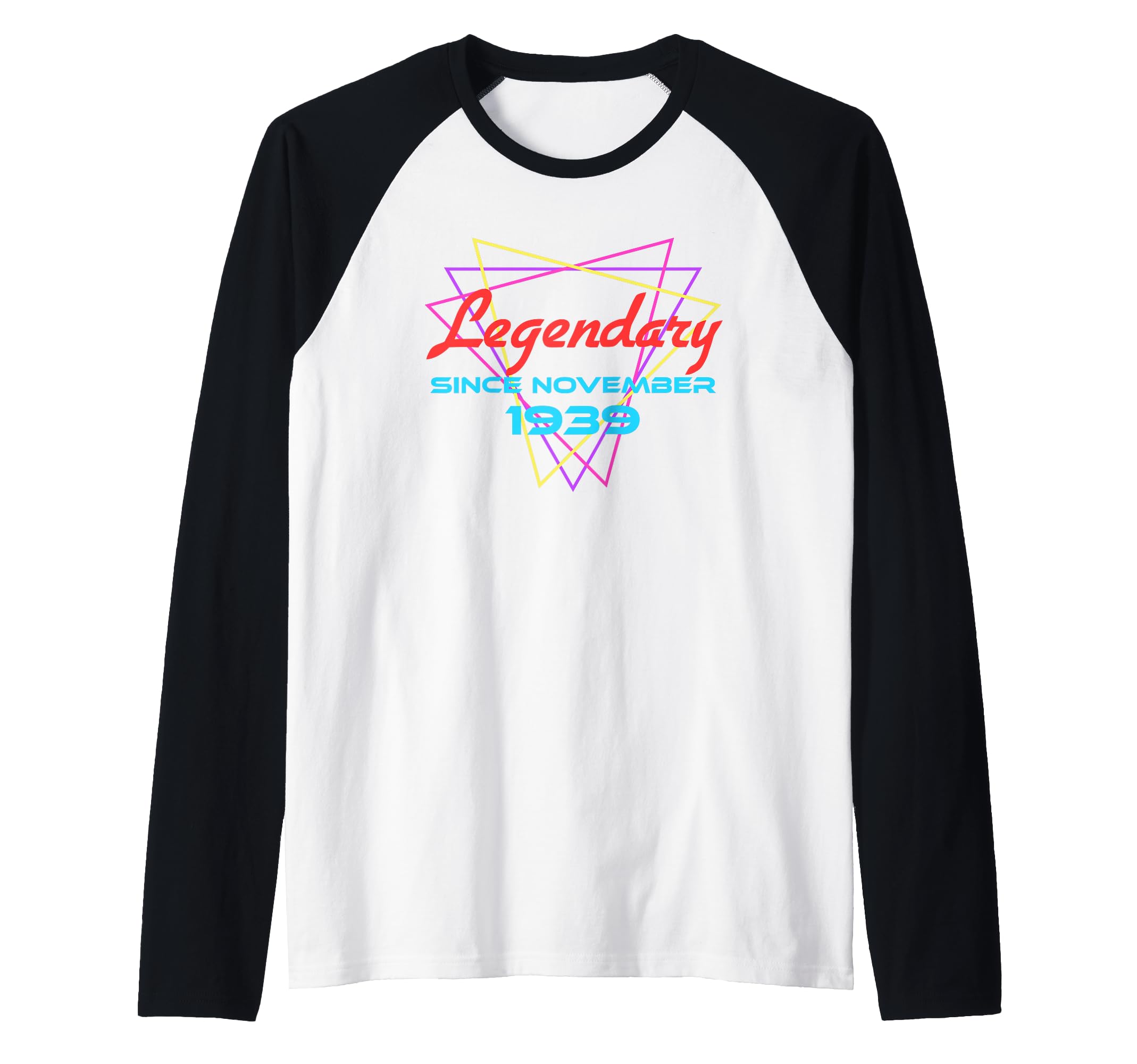 Legendary Since November 1939 Raglan Baseball Tee