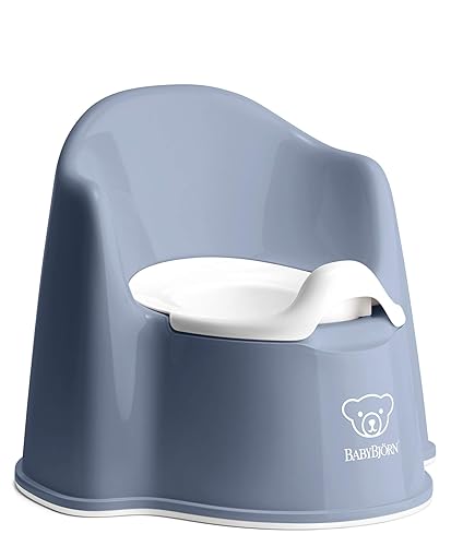 BabyBjörn Silla para orinal, azul profundoblanco