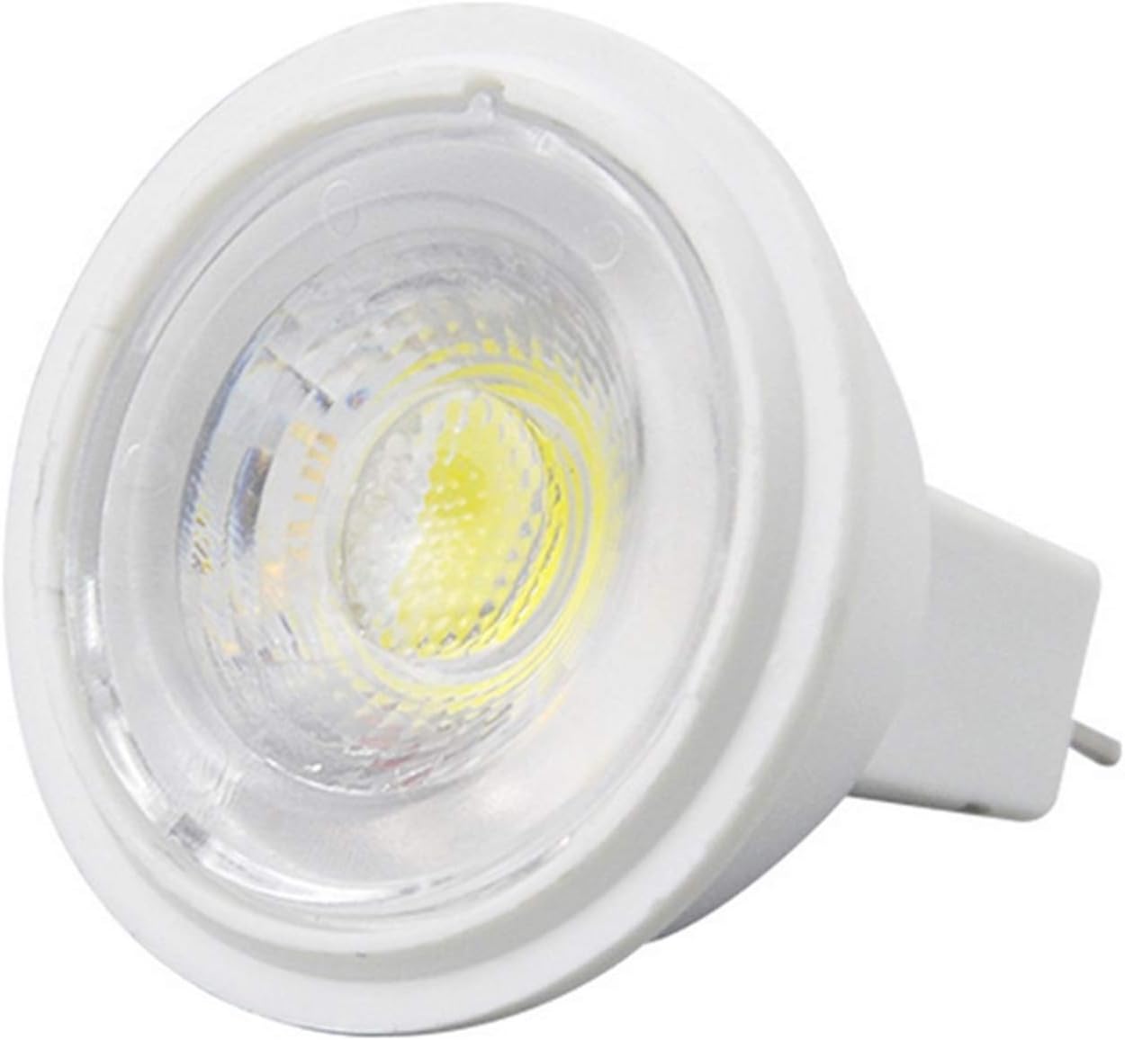 LED MR11 COB 3W = 30W GU4 12V 300lm Warm White 3000K/Cool White 6000K Beam 30 ° (5 Pieces) [Energy Class A (Color : Cool White)