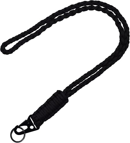 Miniatura 1 de Zugzwang Cordón para llaves, 2 llaveros trenzados de cuerda de paracaídas con bandera de Estados Unidos para hombres que viajan actividades al aire