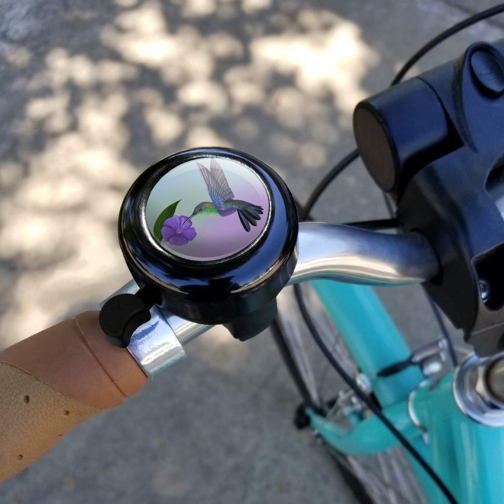 GRAPHICS & MORE Hummingbird Crowned Woodnymph Purple Violet Bicycle Handlebar Bike Bell