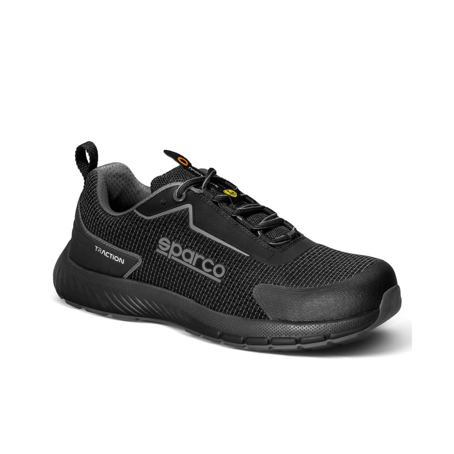 Sparco - Traction Fuji ESD S1PS SR FO HRO - Scarpe Antinfortunistiche Uomo Donna - Scarpe da Lavoro Antiscivolo e Resistenti - Calzature di Sicurezza in Stile Sportivo - 43 EU