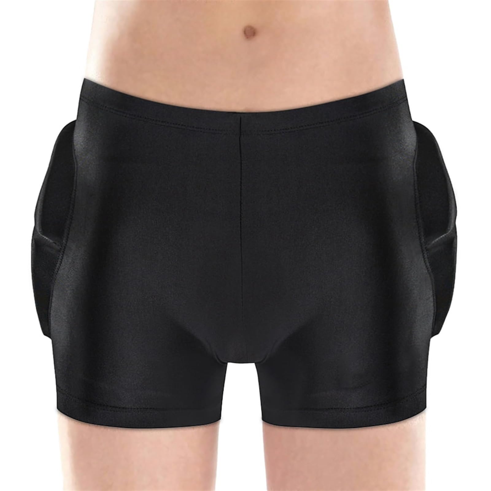 BAHREL Protective Padded Shorts EVA Paded Short Pants 3D Hip Protection and Tailbone Crash Pad Impact Shorts for Skiing Skating Snowboarding (Size : Medium)