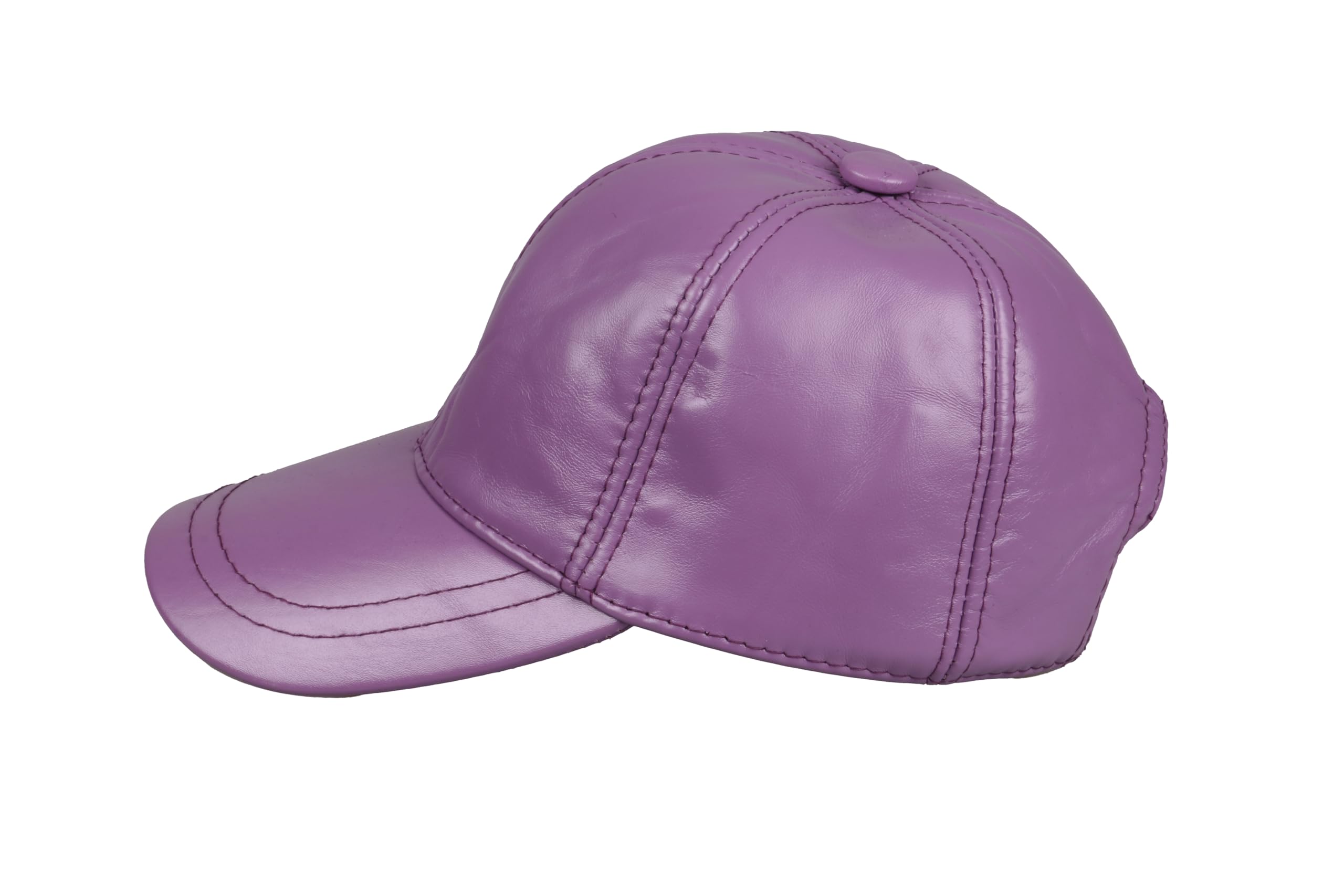 Genuine Leather Unisex Baseball Cap