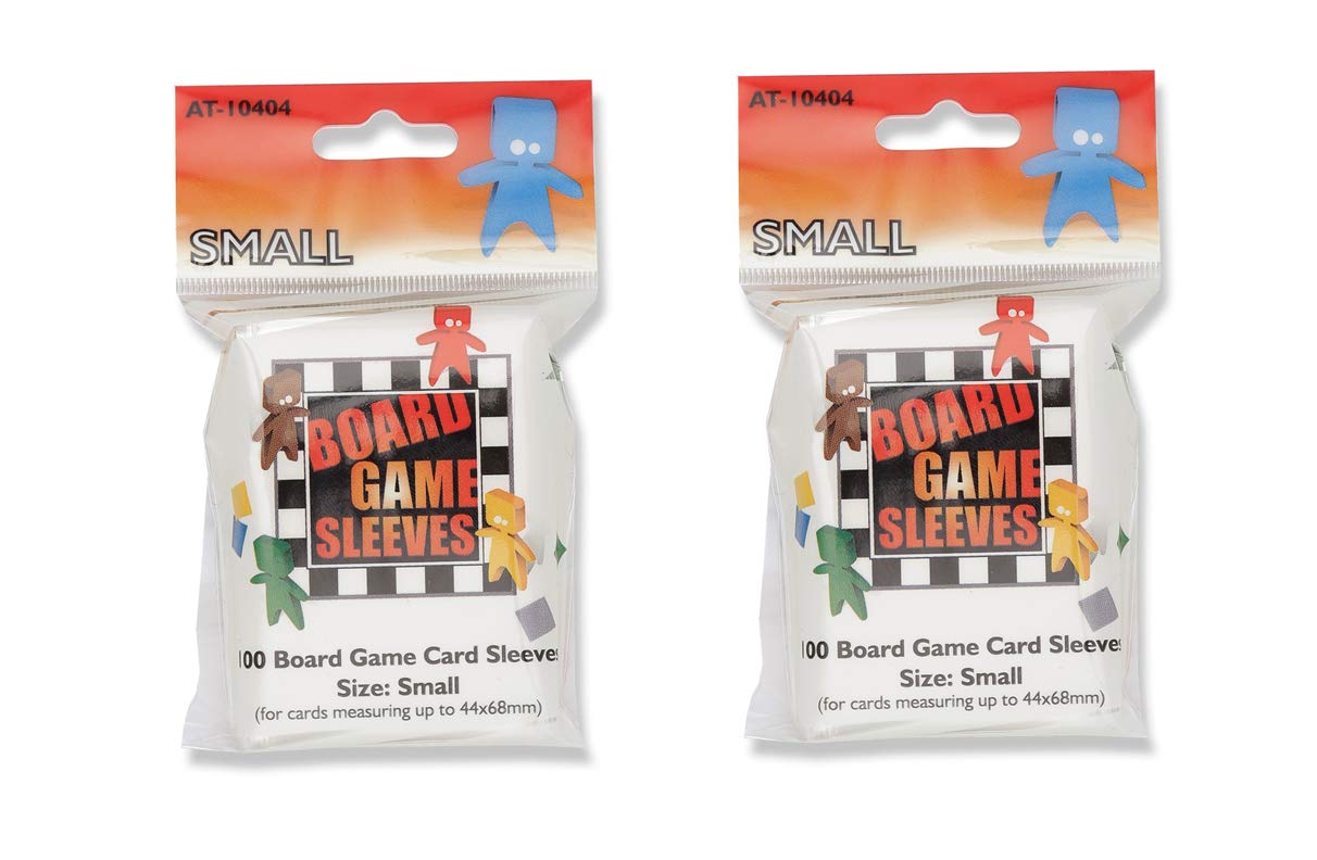 Arcane Tinmen Board Game Sleeves – 100 Ct Small Size Card Sleeves – Protects Cards Up To 44mm X 68mm (Fits Catan, Camel Up, Etc.)
